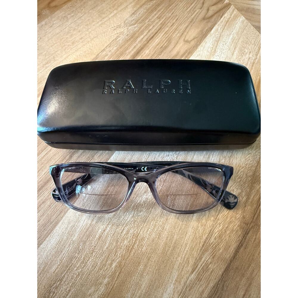 Ralph by Ralph Lauren RA7072 Purple Animal Print Cat-Eye Eyeglasses
